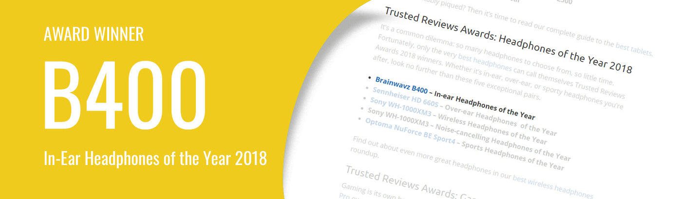 B400 - Headphones of the Year 2018