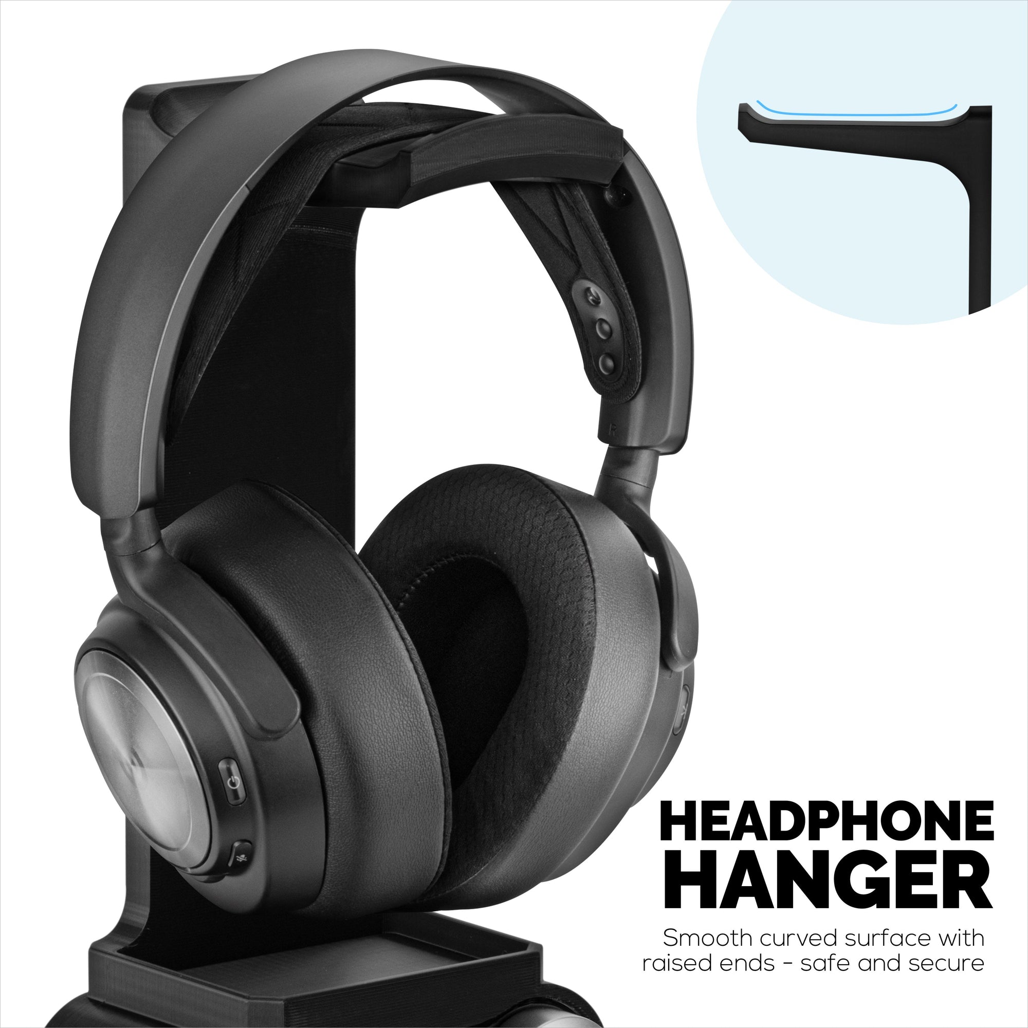 Headphone Stand Designed for Steelseries Arctis Nova Pro Wireless, Nova Pro Omni & Nova Elite Headsets with Dock for the Wireless Base Station