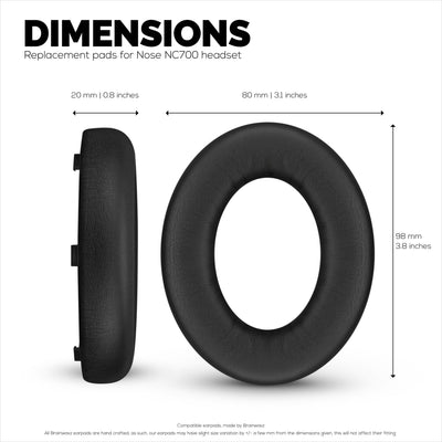 Replacement Earpads for Bose NC700 Wireless Headphones, Soft PU Leather