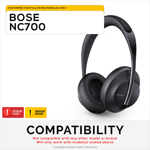 Bose NC700 Hybrid Replacement Earpads with Gel, Memory Foam, Breathable  Fabrics Soft PU Leather