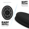 Replacement Velour Earpads for SENNHEISER RS120, RS110, RS115, RS117, RS119 Headphones - Soft Foam Ear Pad - HDR 120, HDR100, HDR110, HDR117, HDR119