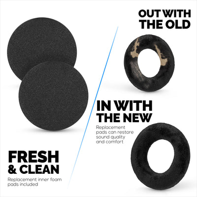 Velour Earpads for BEYERDYNAMIC DT880,DT531, DT690, DT811, DT880 Series, DT911, DT931 & DT990 Series