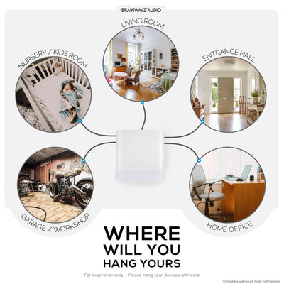 Adhesive Wall Mount for Asus ZenWifi XT8, XT9 & CT8 WiFi Router, Easy To Install Holder, Stick On & Screw In Mounting