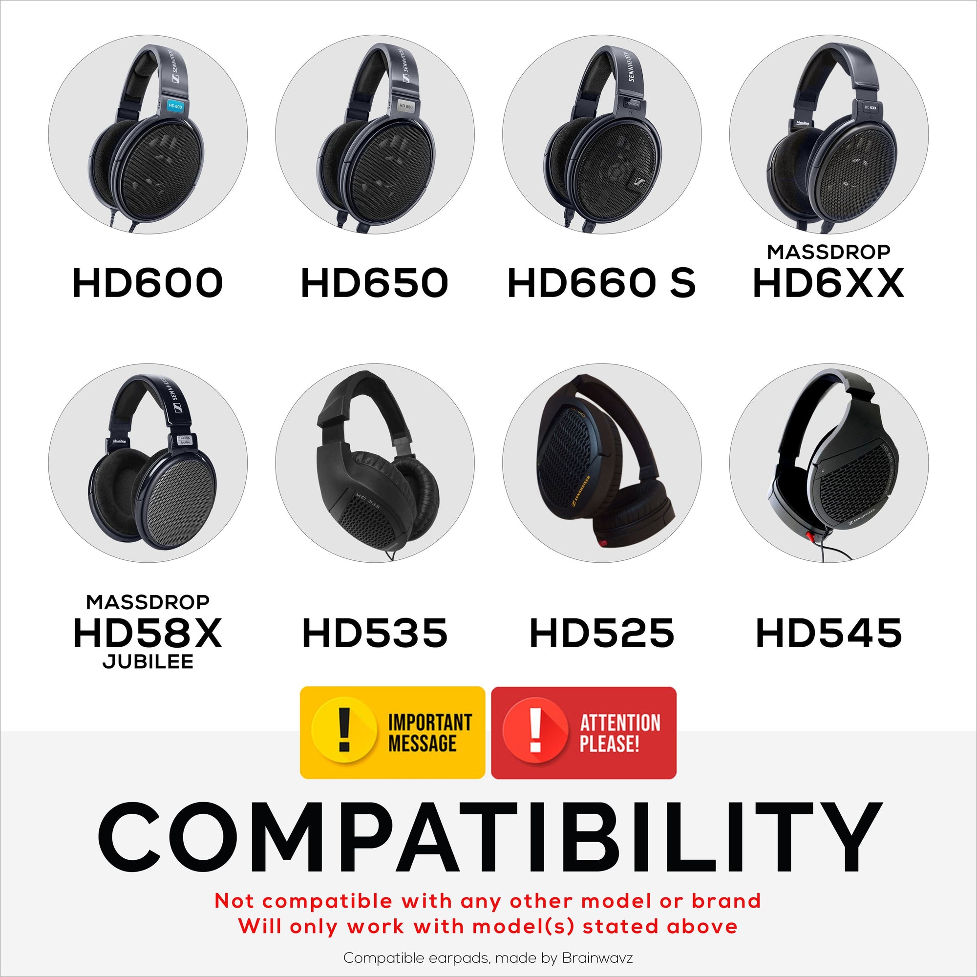 Sheepskin Earpads for Sennheiser HD600, HD650, HD660S, HD525