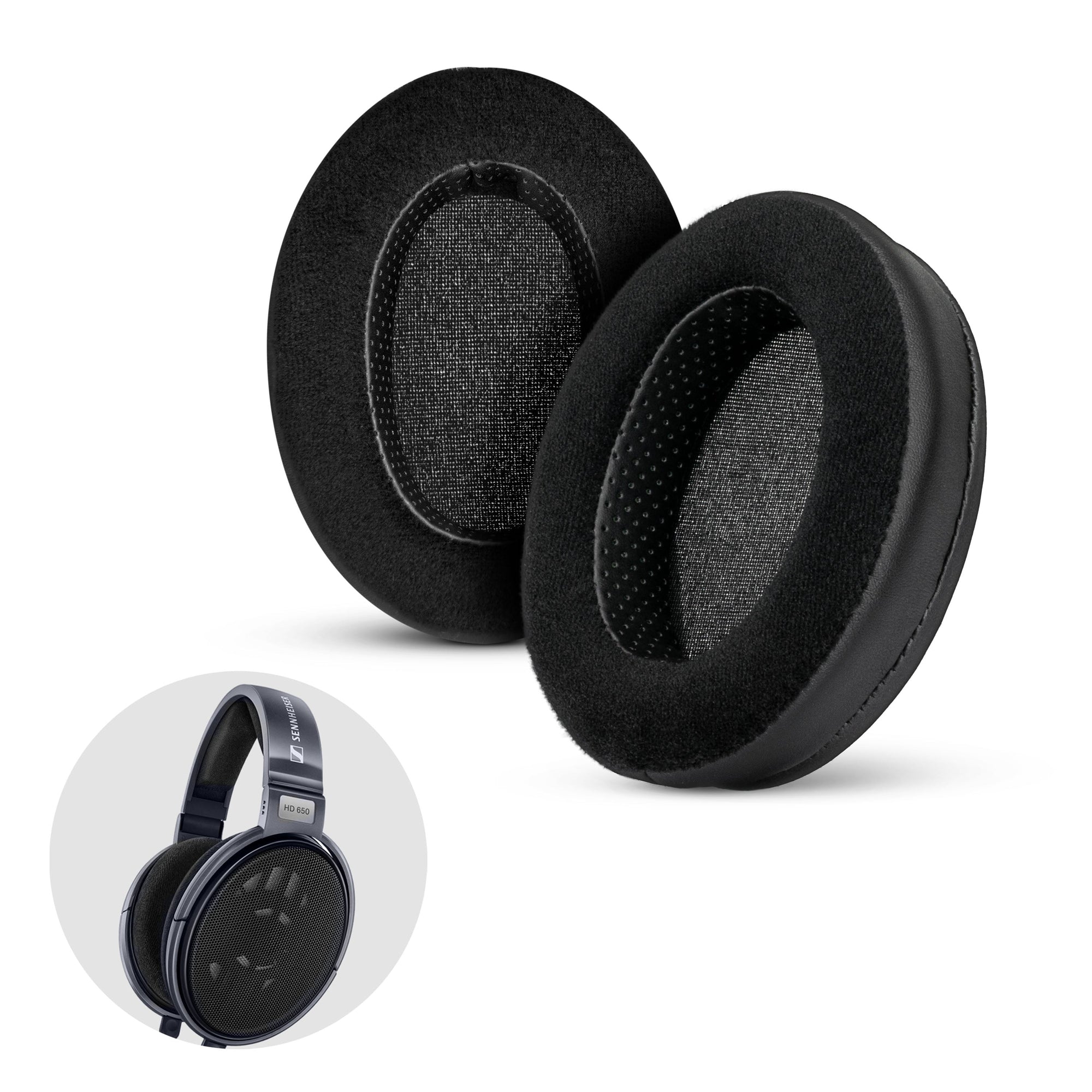 Hybrid Thick Earpads for Sennheiser HD600, HD650, HD660S, HD525