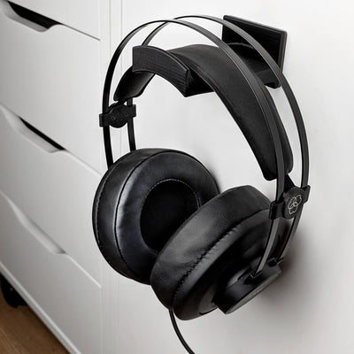 Cradle - Adhesive Headphone Hanger Holder Mount - Easy To Install