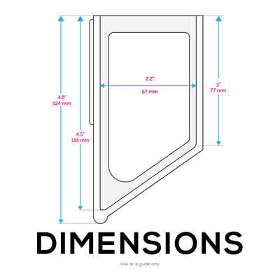 Screwless Wall mount for Routers, Cable Box, Smart Devices and more - Devices upto 2.25"/ 57mm Thick