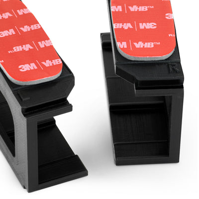 Modular Under Desk Mount Bracket for Keyboards, Routers, Cable Boxes and more