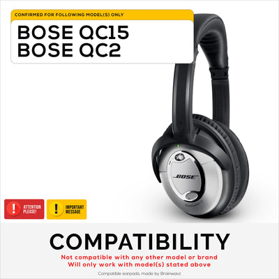 BOSE QC15 Replacement Earpads - Made with Premium Materials, Better Than Stock
