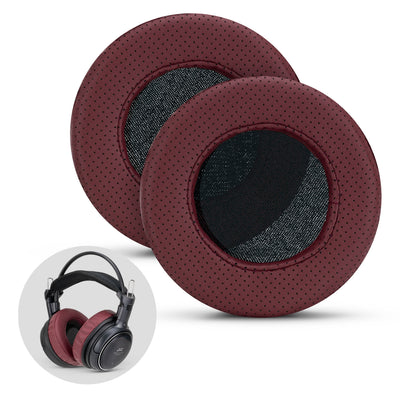 Headphone Memory Foam Earpads - XL Size - Perforated PU Leather