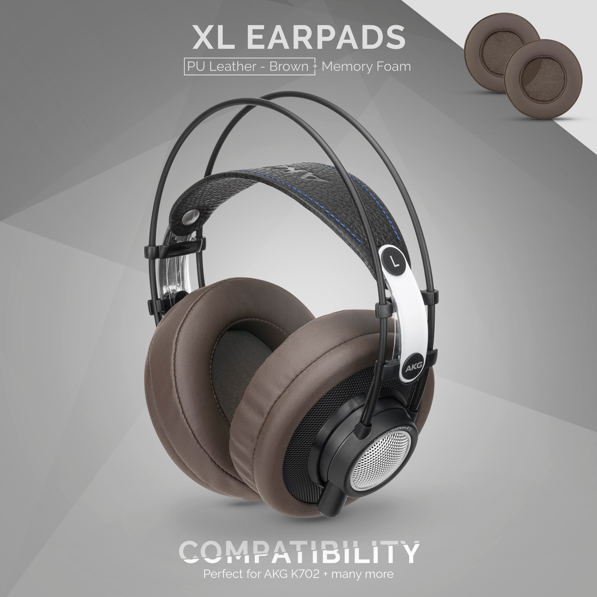 Headphone Memory Foam Earpads - XL Size