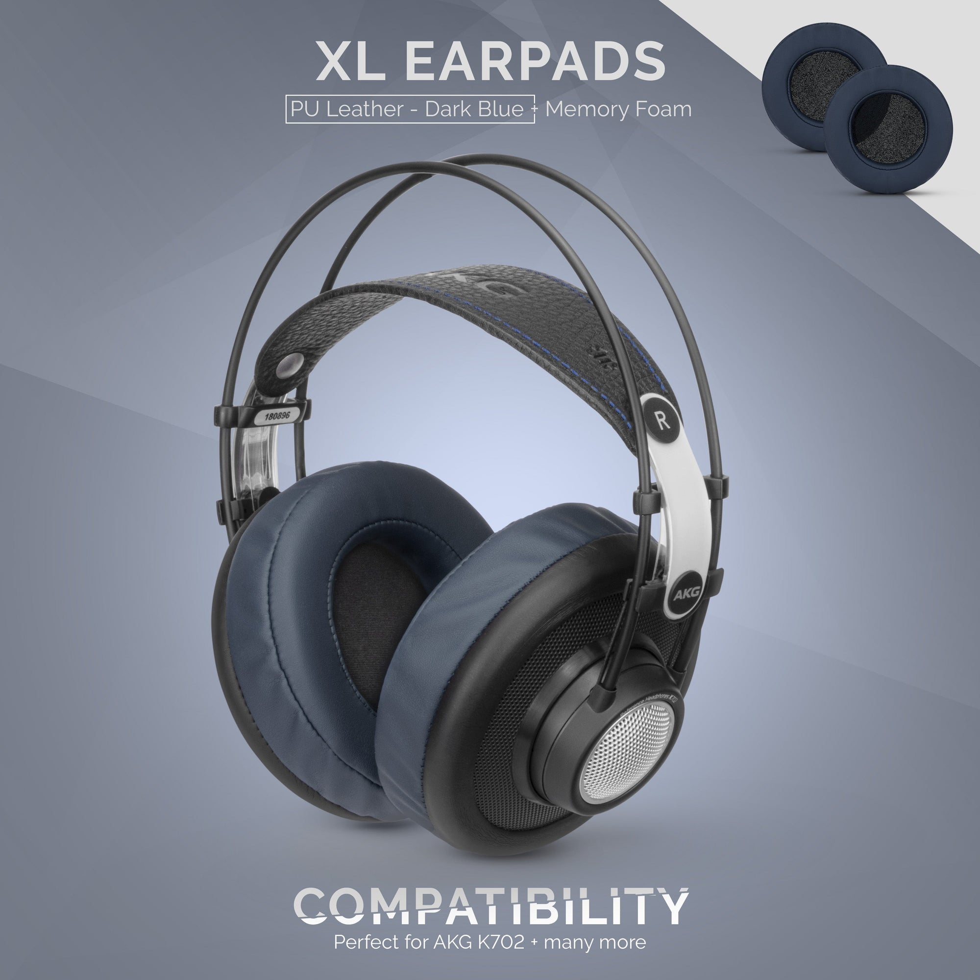 Headphone Memory Foam Earpads - XL Size