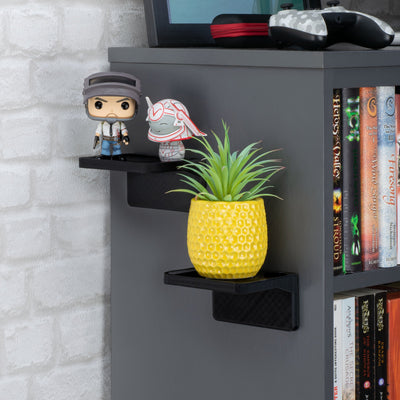 4.4" Adhesive Floating Shelf (UM155) for Cameras, Baby Monitors, Plants & More (113mm x 83mm / 4.4” x 3.2”)
