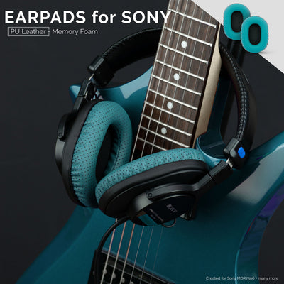 SONY MDR-7506 Replacement Premium Earpads - Also Suitable for V6, CD900ST Headphones (PU)