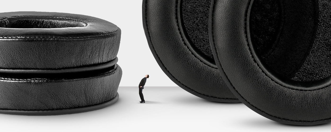 Headphone Memory Foam Earpads XL Size Sheepskin - Main Image