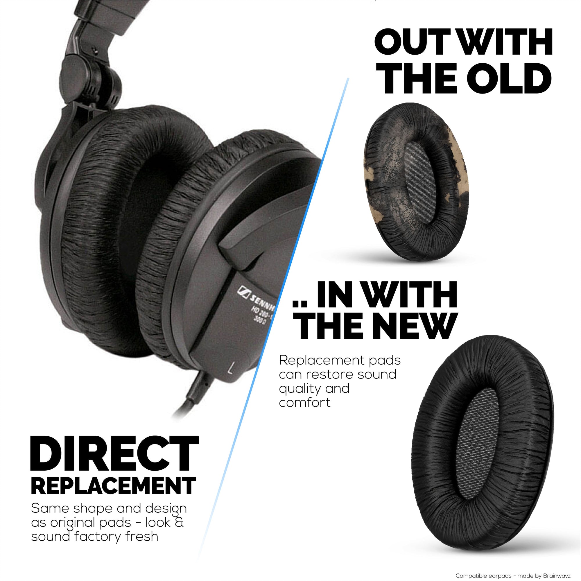 Headband Pad Sennheiser Hd 280 Pro Replacement Headband