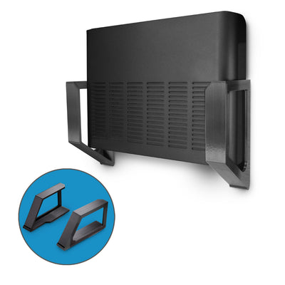Screwless Wall mount for Routers, Cable Box, Smart Devices and more - Devices upto 2.25"/ 57mm Thick