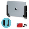 Wall Mount Laptop Holder with Adhesive & Screw In, 1.2" / 31mm, for Macbooks, Surface, Keyboards, Switch, Tablets & More
