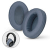 Headphone Memory Foam Earpads - Oval - Angled PU Leather (Various Colours)