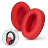 Headphone Memory Foam Earpads - Oval - Angled PU Leather (Various Colours)