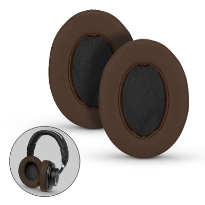 Headphone Memory Foam Earpads - Oval - PU Leather (Various Colours)