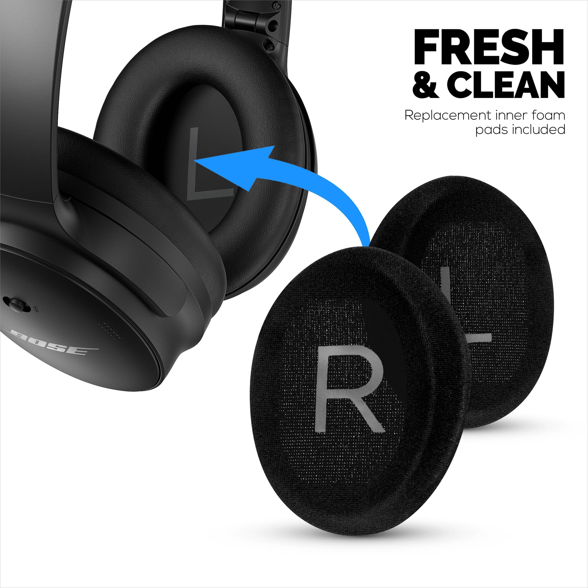 Bose QC45 Replacement Premium Earpads Brainwavz India