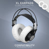 Headphone Memory Foam Earpads - XL Size - PU Leather