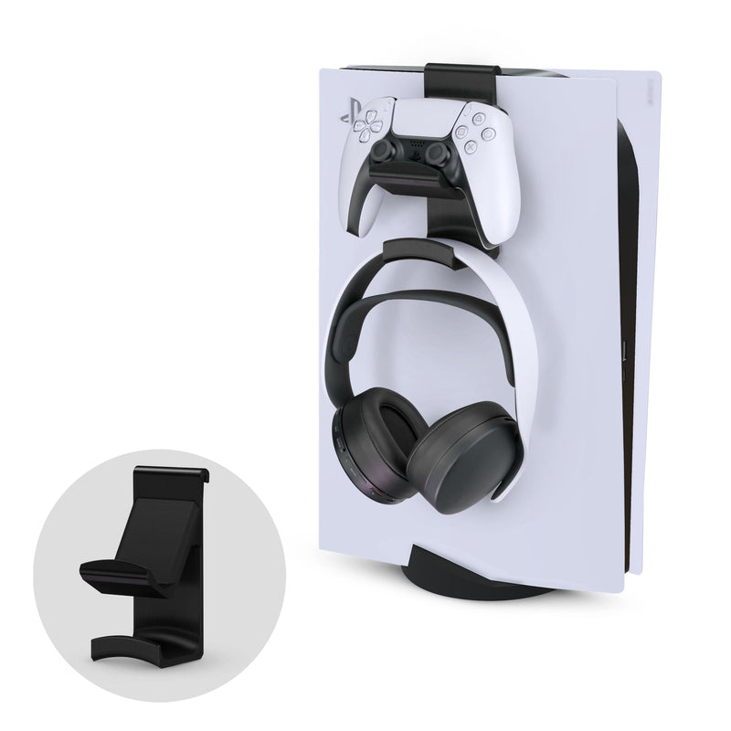 FYOUNG Headset Holder For PS5/Slim/Pro, Hook Hanger For Headphone Stand, Compatible With PlayStation 5 Consoles (White - View #5