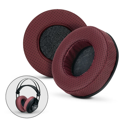 Headphone Memory Foam Earpads - Round - Perforated PU Leather