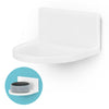 Screwless Round Floating Shelf (CF125) for Security Cameras, Baby Monitors, Speakers, Plants & More (118mm / 4.6” x 108mm / 4.2”)