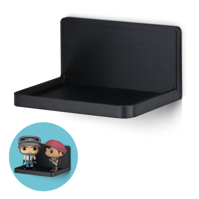 Screwless Floating Shelf (150) for Security Cameras, Baby Monitors, Speakers, Plants & More (118mm/4.6” x 86mm/3.3”)
