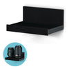 Screwless Wide Floating Shelf (180) for Security Cameras, Baby Monitors, Speakers, Plants & More (139mm / 5.4” x 96mm / 3.7”)