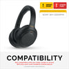 Sony WH-1000XM4 Replacement Earpads - Soft PU Leather & Memory Foam Ear Pad Cushions For Extra Comfort, Easy & Quick Installation