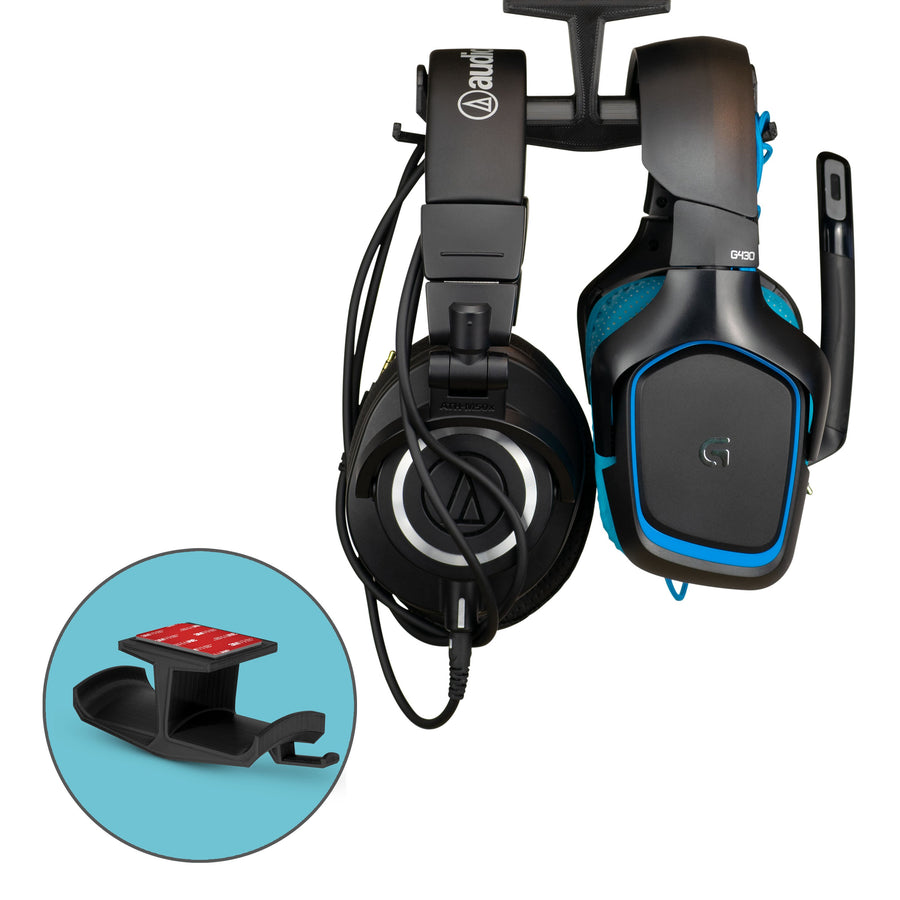 Ultra-T: Large Under Desk Headphone Hanger