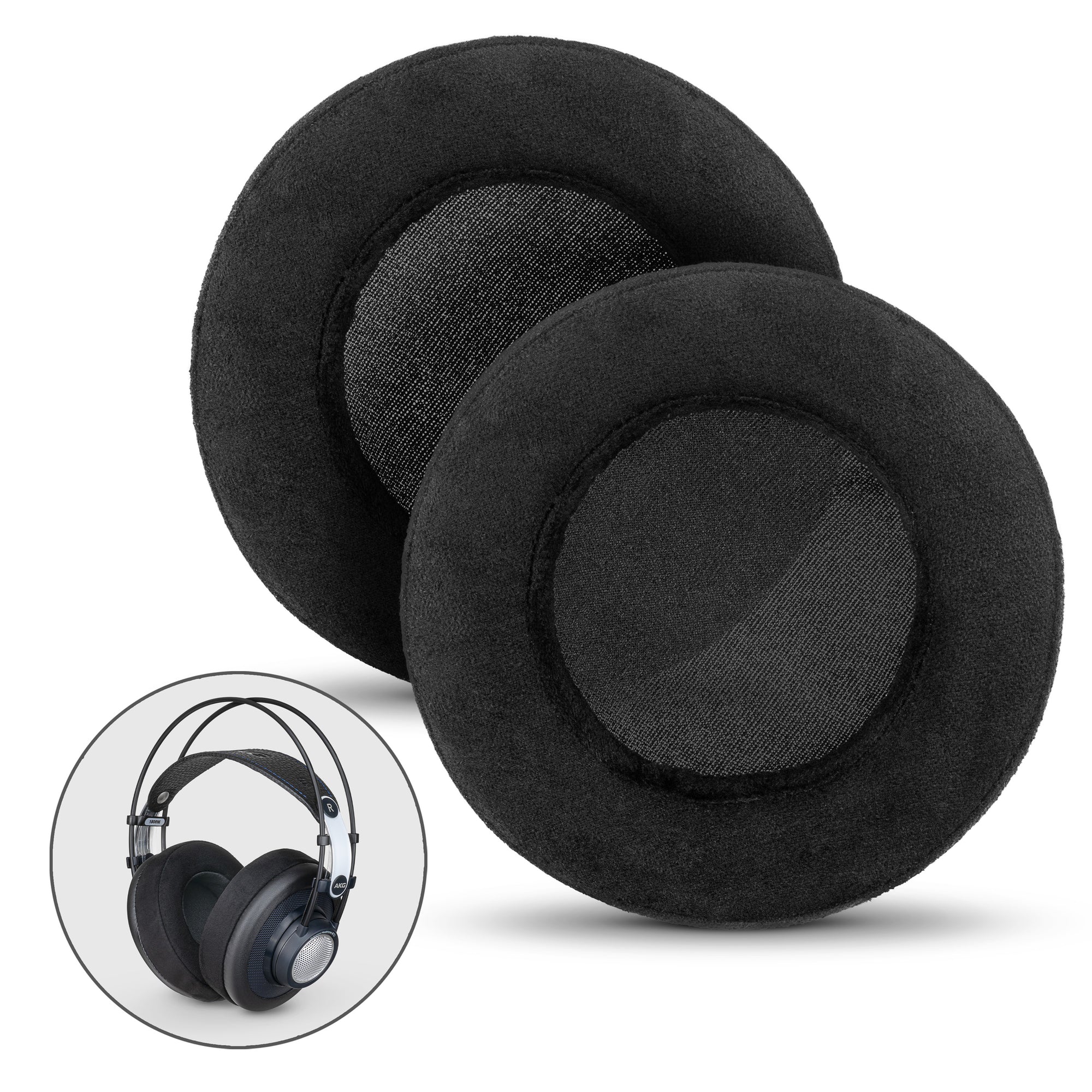 Headphone Memory Foam Earpads XL Size Micro Suede